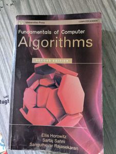 Fundamentals of Computer Algorithms Book