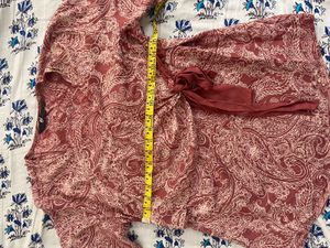 Stylish Printed Wrap Top