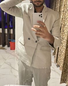 Men's Striped two piece Suit