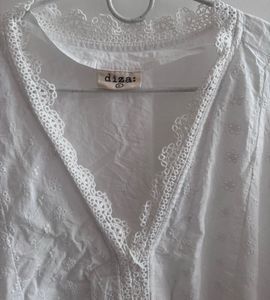 Diza / Westside - Cut Work White Kurta