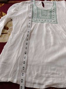 white n black top
