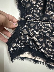 Elegant Black Lace Dress