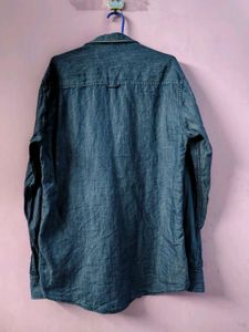 Men's Blue Denim Shirt