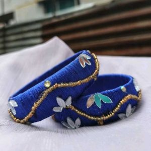 Handcrafted Blue Bangles 🩵