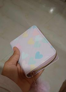 Cute Pastel Heart Wallet