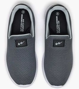 Campus Men's Grey Slip-On Shoes