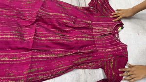 Beautiful maroon Kurta with Embellishments