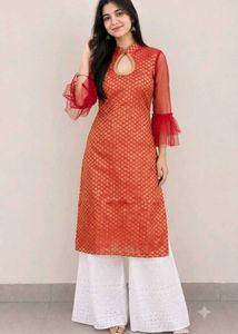 💥Elegant Orange Kurta 💥
