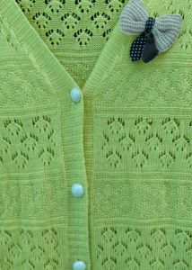 Yellow Lace Cardigan