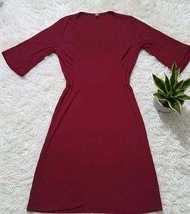Maroon Duster shrug