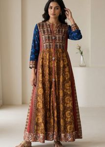 Vibrant Bohemian Printed Long Kurta