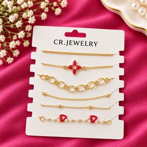 CR.JEWELRY Set of 5 Bracelets