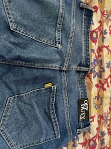 Classic Blue Denim Bootcut Jeans