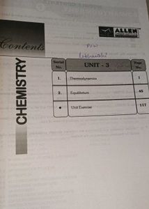 Allen NEET chemistry modules 📑