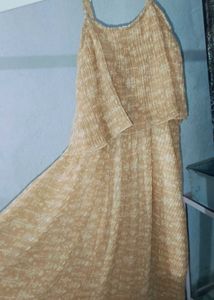 Pleated Maxi Dress