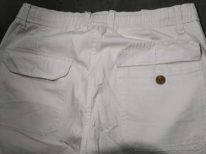 ZARA Comfortable White Drawstring Pants