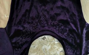 Purple Velvet Blouse