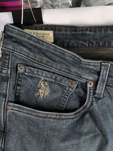 U.S. POLO ASSN.Henry Cropped Fit Blue Jeans