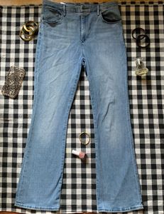Classic Light Wash Flare Jeans