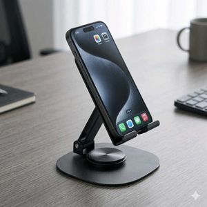 Adjustable Black Cell Phone Stand