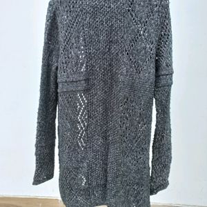 Grey Woolen Shrug
