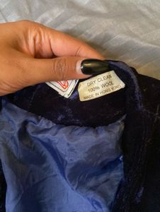 vintage crop blazer