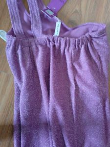 Sparkly One-Shoulder Evening Gown