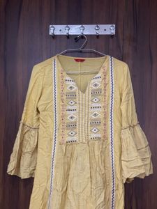 Elegant Yellow Kurta