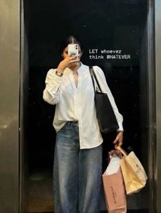 Classic White Long Sleeve Blouse