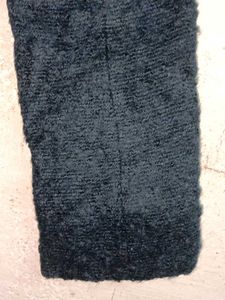 Elegant Navy Textured Coat Long