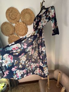 Floral Print Midi Dress