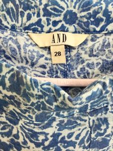 Blue Floral Palazzo Pants