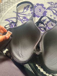 Black Padded Bra
