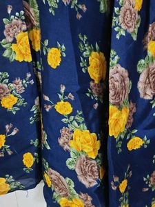 Floral Print Women's Ethnic Skirt
