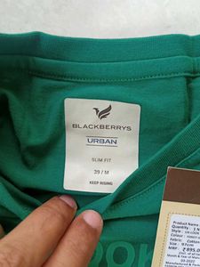 BLACKBERRYS Men's Green Graphic T-Shirt