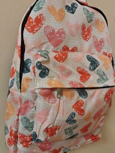 Cute Heart Print Backpack