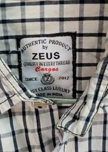 Zeus Checked Casual Shirt Very good condition