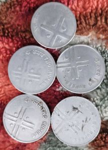 Cross Coins 2005&2007 5pcs Set