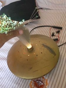 Vintage Fiber Optic Lamp