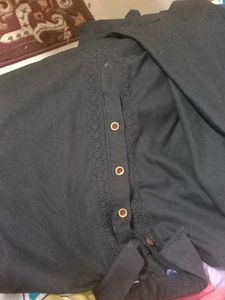 Boy's Black Kurta