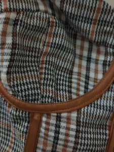 Checkered Corset Top