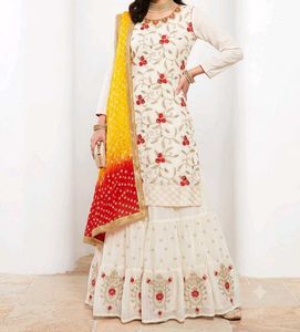 Beautiful Ethnic Gown with Dupatta n bottom