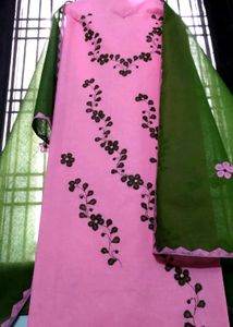 Chickenkari Applique (Handmade) Kurta Set