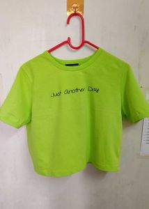 Lime Green Graphic T-Shirt