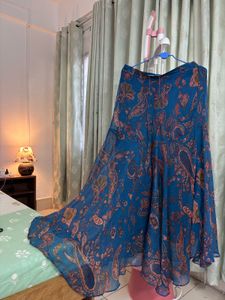 Sleeveless Kurta with Sharara Pants and Dupatta