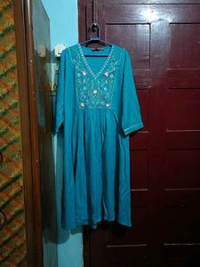 Elegant Teal Kurta Set with Dupatta