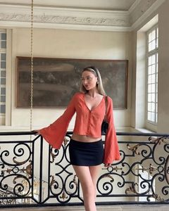 Only Blouse With Bell Sleeves