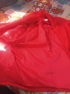 Branded Red Coat - Stylish Overcoat