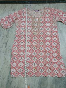Libas Pink Sequined Kurta Salwar