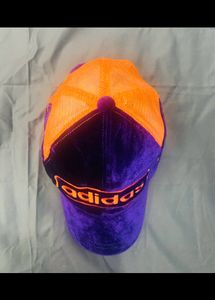 Adidas Sporty Purple Velvet Ball Cap UNISEX